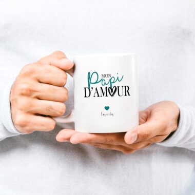 Mug Papi d'Amour / Papi Chéri
