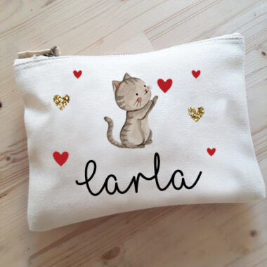Trousse de toilette, Pochette Personnalisée Petit Modèle