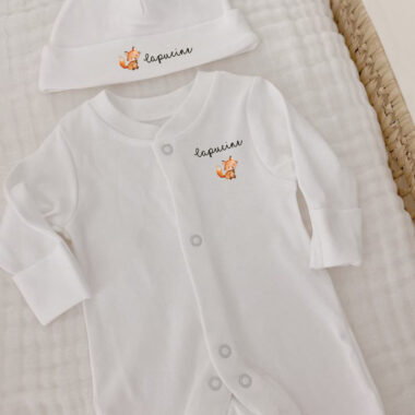 Mes Vêtements Bébé Personnalisés... Thème "Petit Renard"