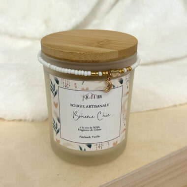 Bougie Parfumée "Bohème Chic" avec son Bracelet