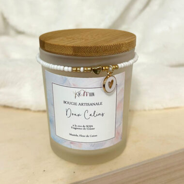 Bougie Parfumée Doux Calins avec son Bracelet