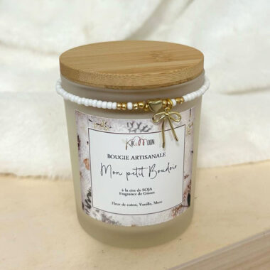Bougie Parfumée "Mon Petit Boudoir" avec son Bracelet