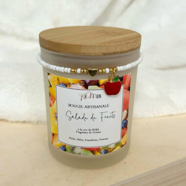 Bougie Parfumée "Salade de Fruits" avec son Bracelet