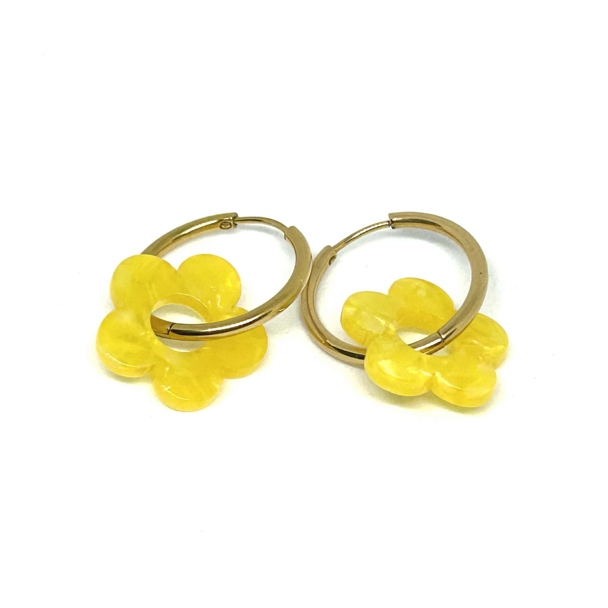 21- Boucles d'oreilles créoles Fleur Lemon (23)