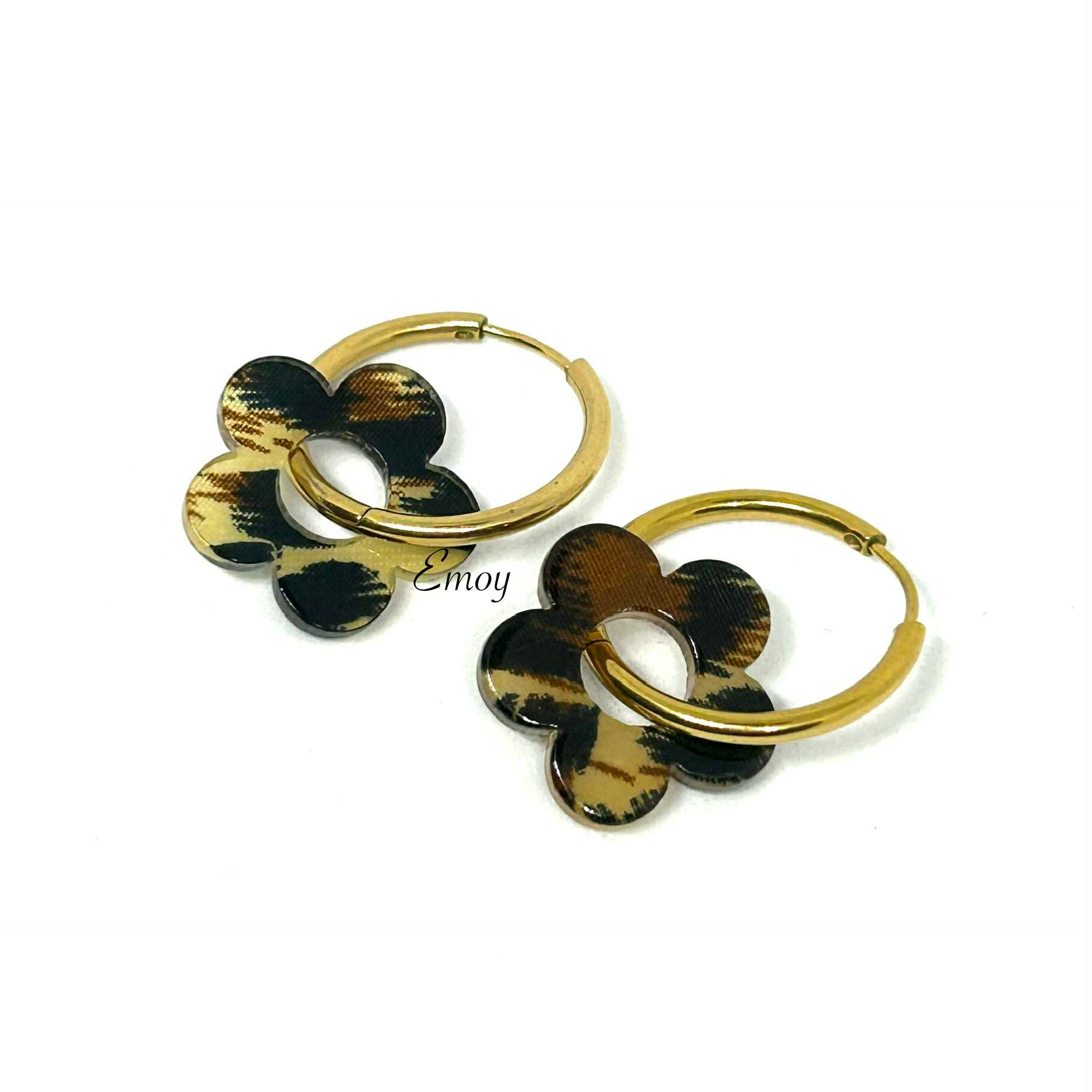 03- Boucles d'oreilles créoles Léopard (50)