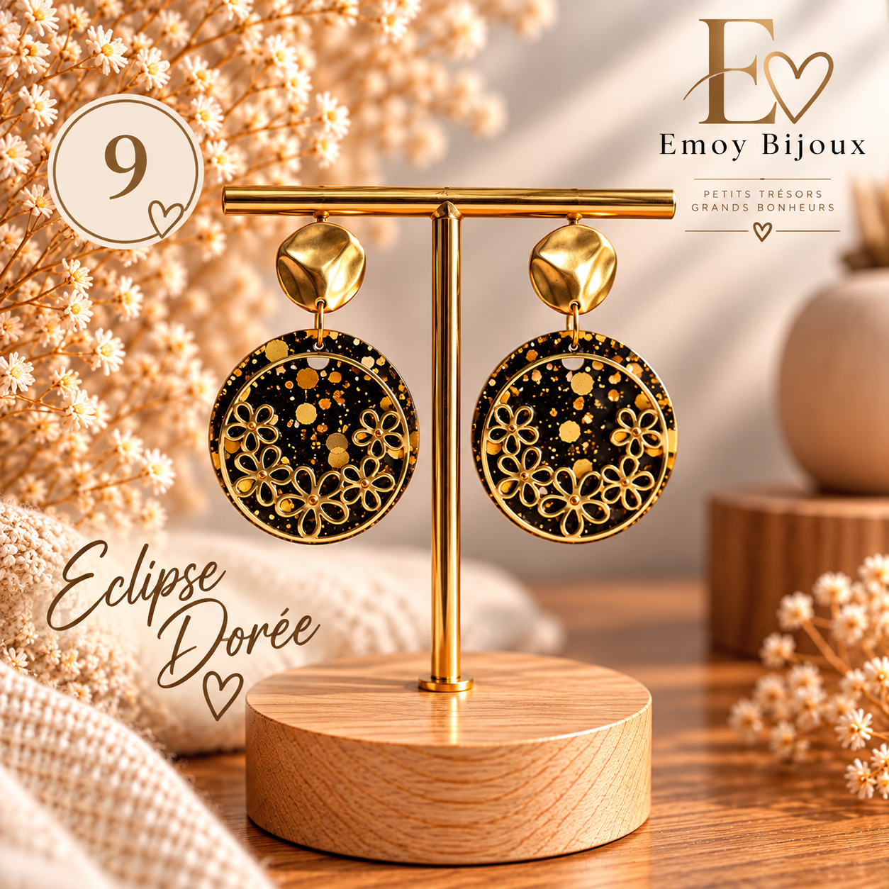 Eclipse dorée collection Emoy bijoux 9
