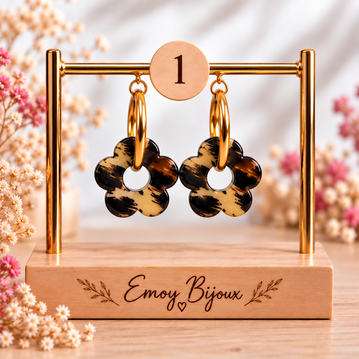 Emoy bijoux collection flower leopard 1