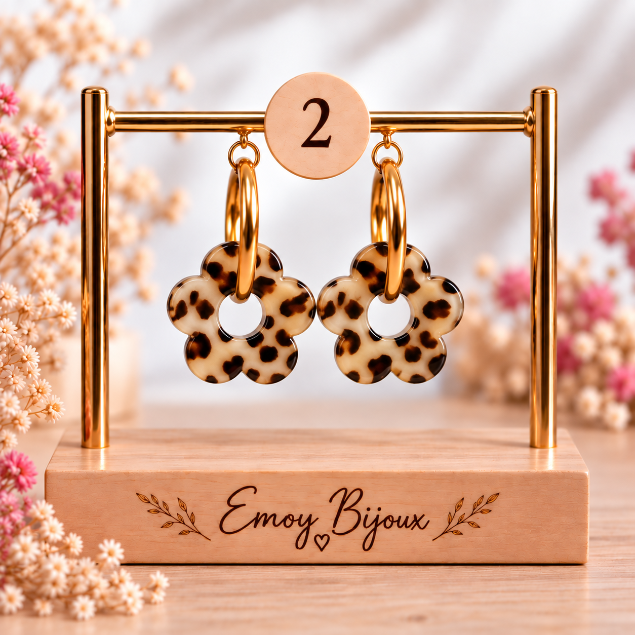 Emoy bijoux collection flower leopard 2
