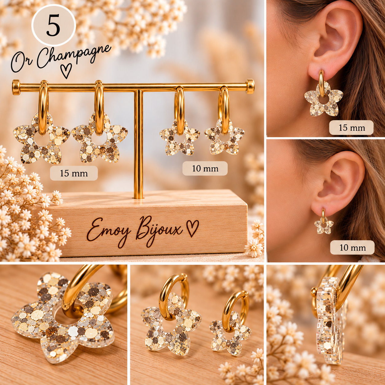 Emoy bijoux collection Fleur de tiaré 5